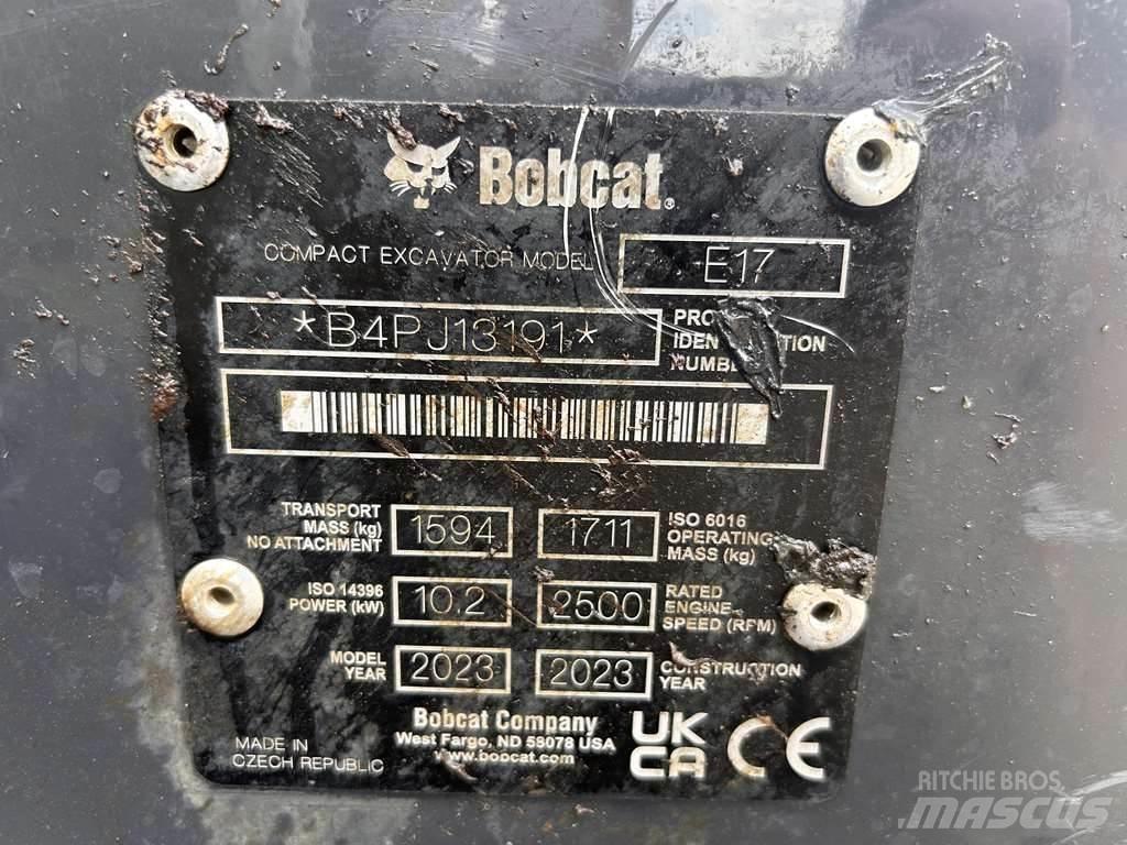 Bobcat E17 Minikaivukoneet < 7t