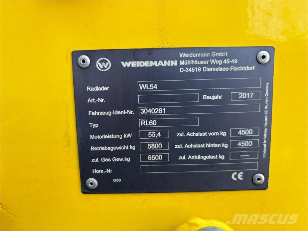 Wacker WL 54 Pyöräkuormaajat