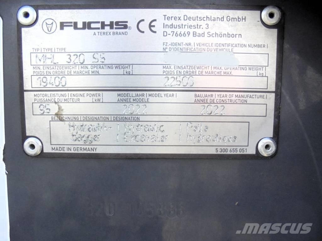 Fuchs MHL 320 Jätteenkäsittelijät