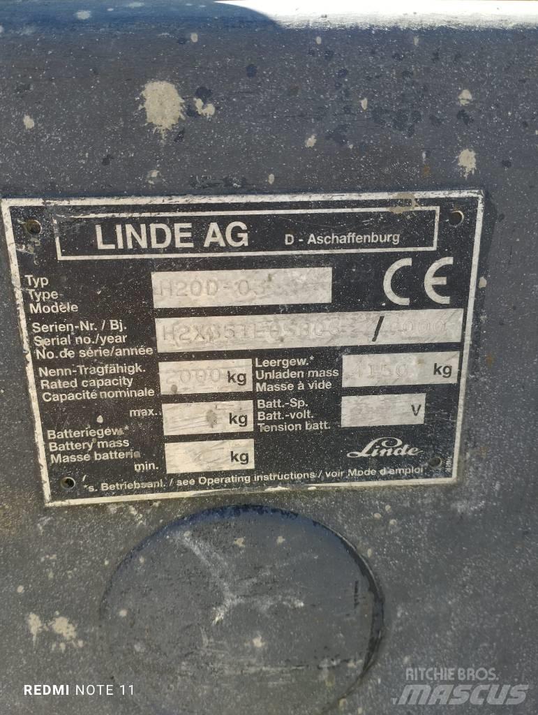 Linde H 20 D Dieseltrukit