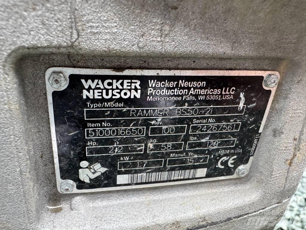 Wacker Neuson BS50-2 Täryvasarat
