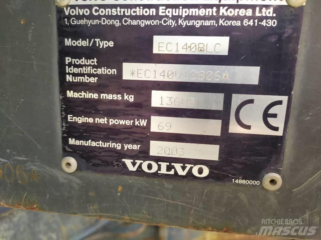 Volvo EC 140 B LC Telakaivukoneet