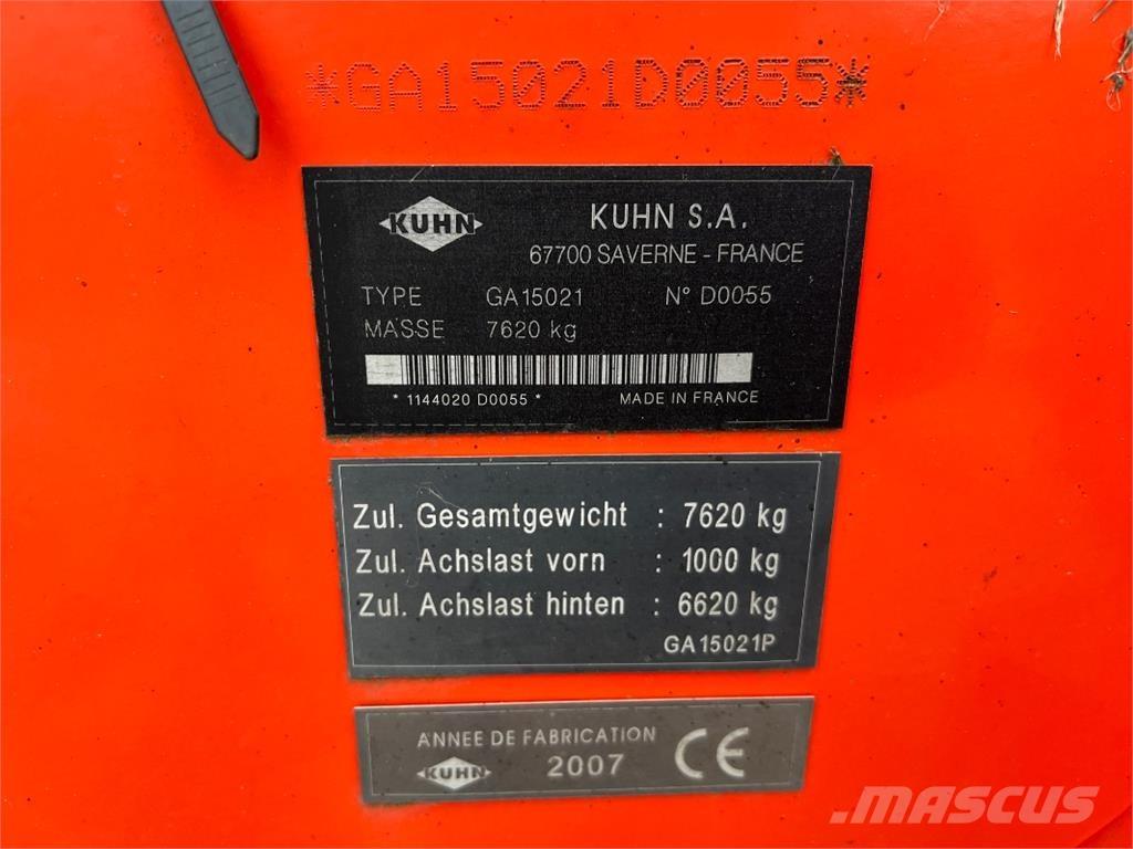 Kuhn GA 15021 Swather-niittokoneet