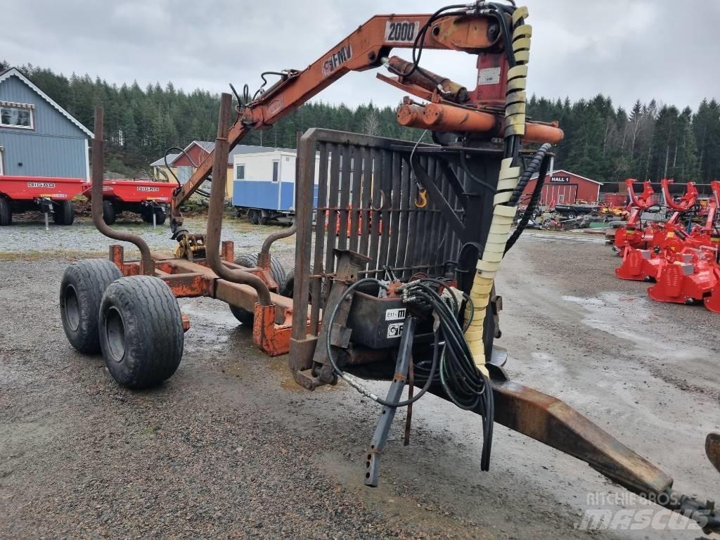 Moheda FMW2000 Metsäperävaunut