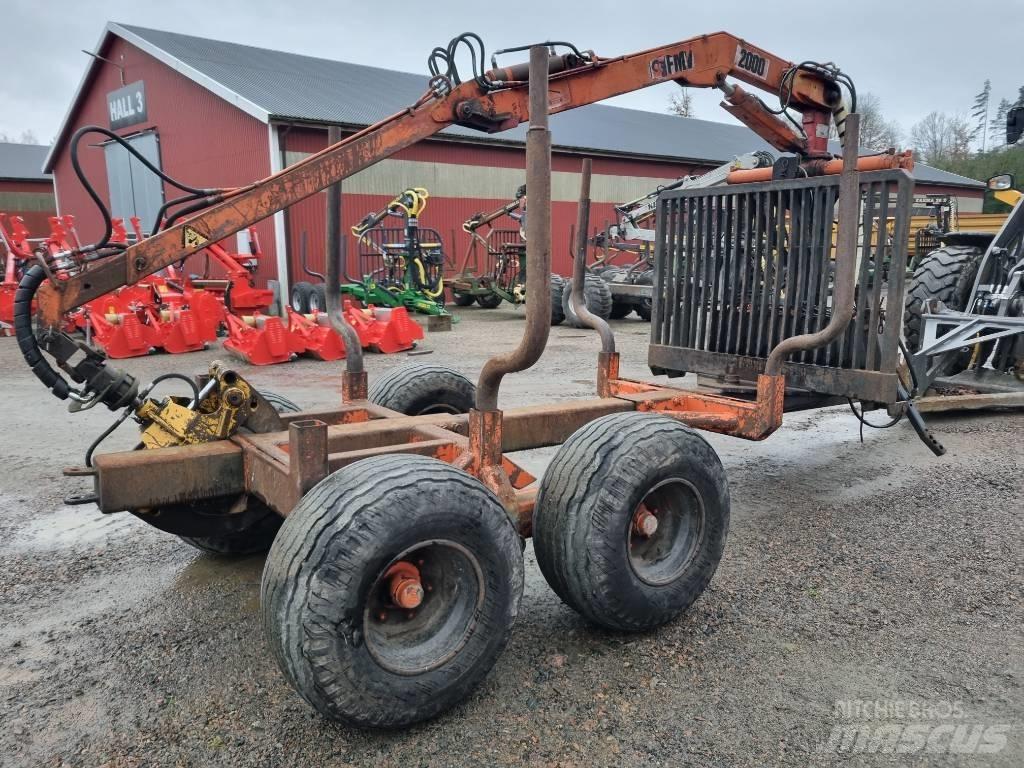 Moheda FMW2000 Metsäperävaunut