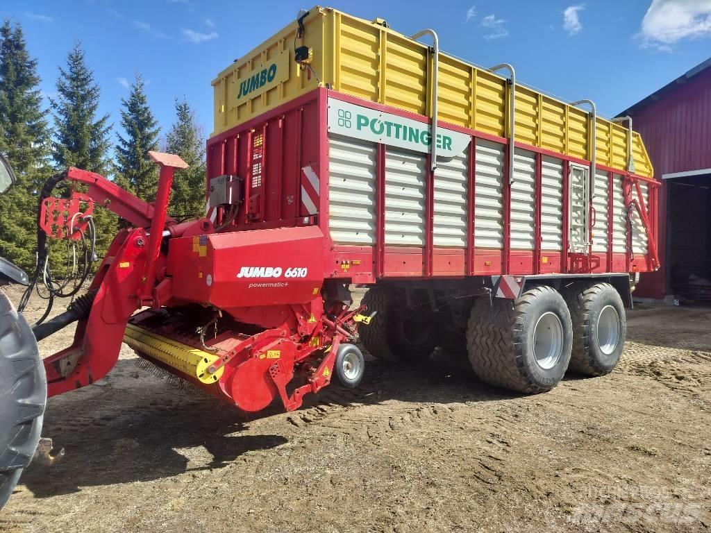 Pöttinger Jumbo 6610 Keräävät noukinvaunut ja silppurivaunut