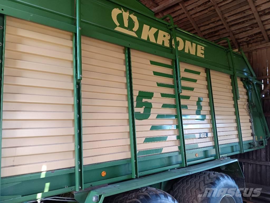 Krone 5 XL GL Keräävät noukinvaunut ja silppurivaunut