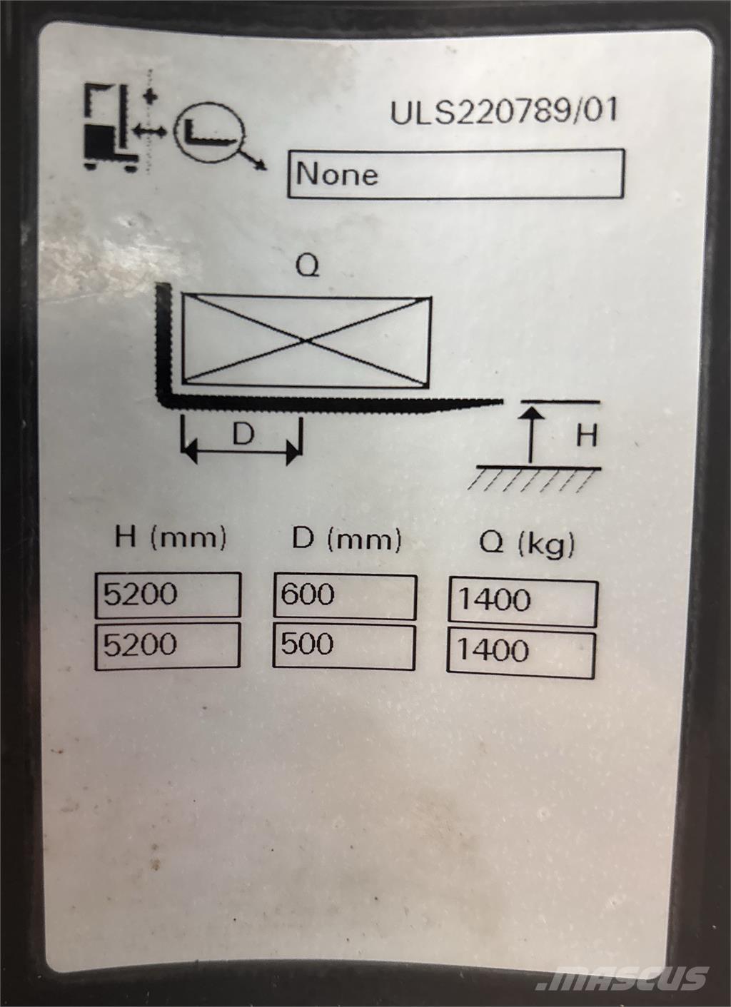 Atlet ULS140 Työntömastotrukit