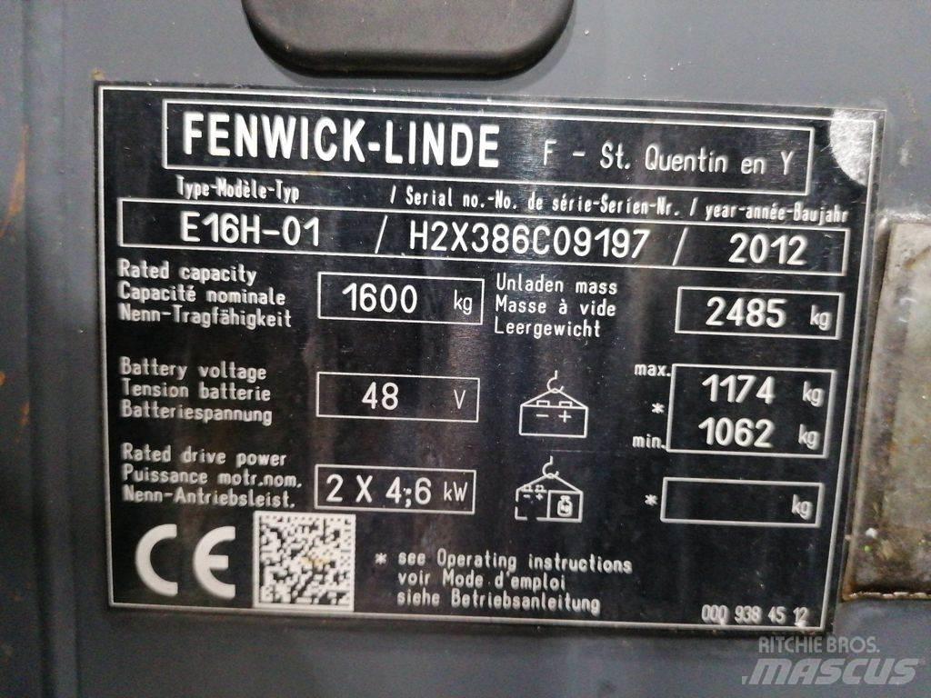 Linde E16H-01 Sähkötrukit