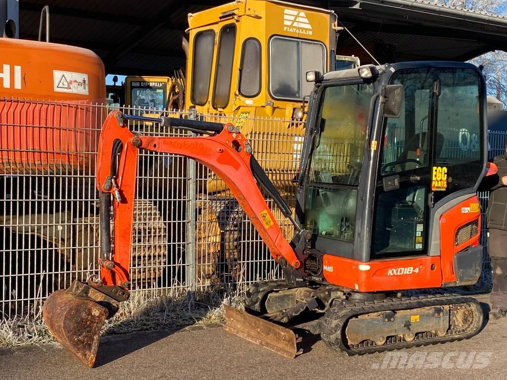 Kubota KX 018-4 Minikaivukoneet < 7t