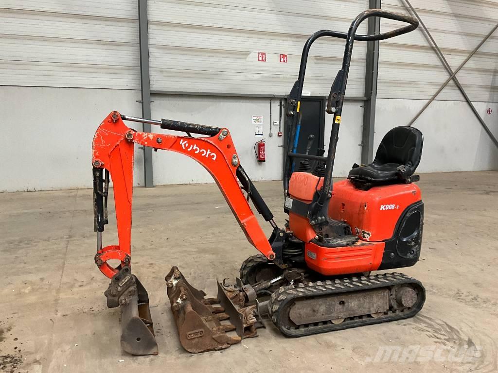 Kubota K 008-3 Minikaivukoneet < 7t