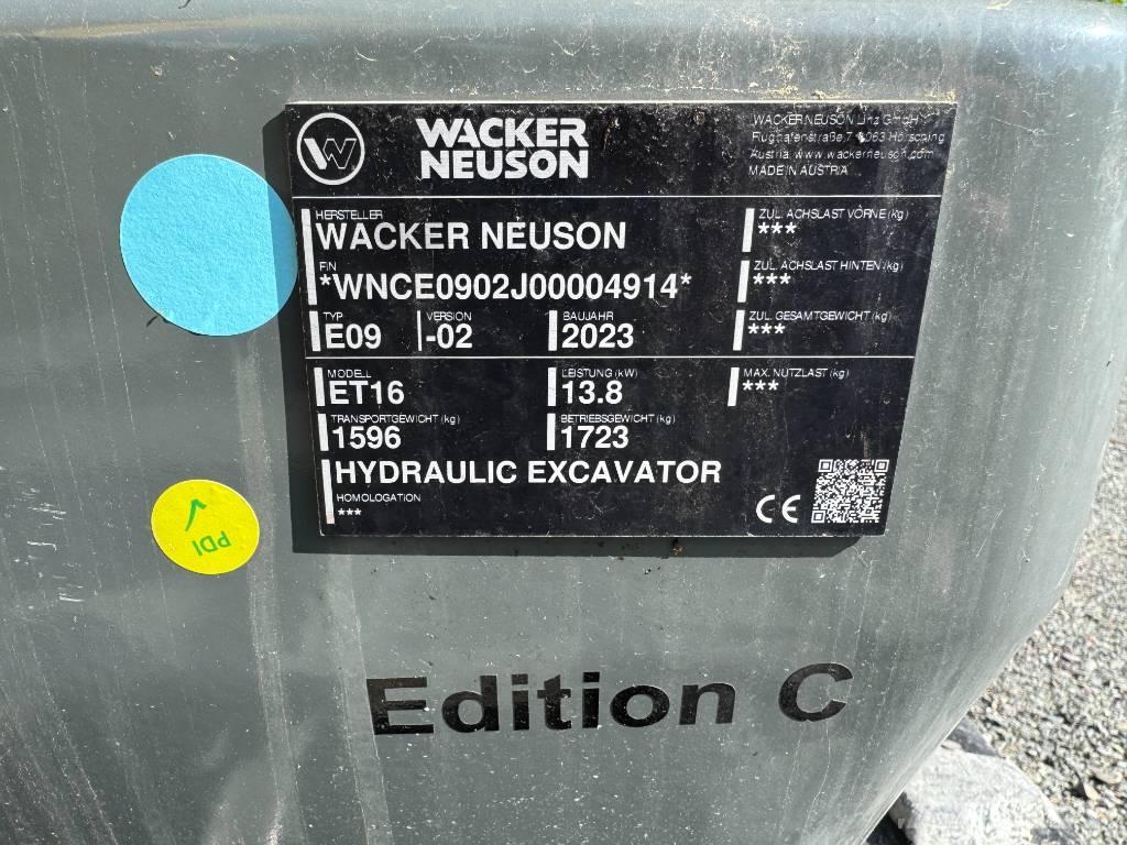 Wacker Neuson ET16 Telakaivukoneet