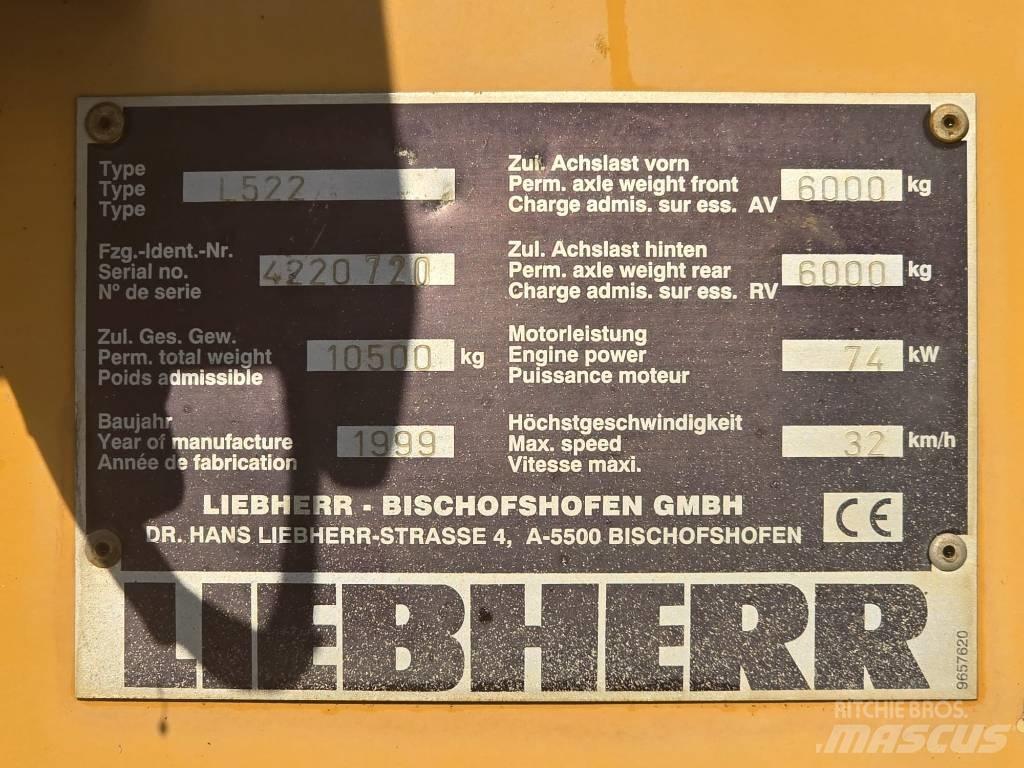 Liebherr L522 Pyöräkuormaajat