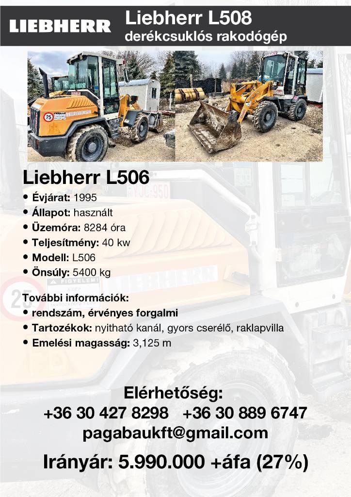 Liebherr L506 Pyöräkuormaajat
