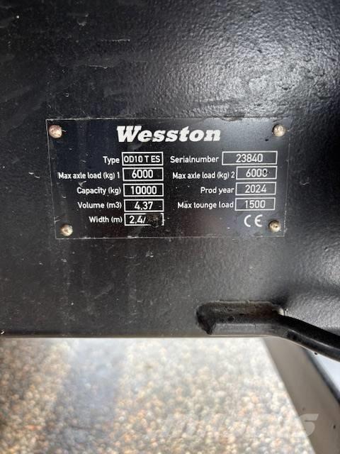  wesston Tippvagn Sora- ja kippiperävaunut