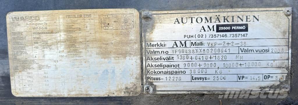 AM VKP-2+2-38 Vaihtolavaperävaunut