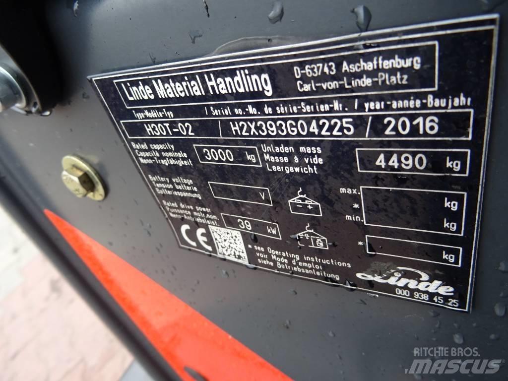 Linde H30T-02 Nestekaasutrukit