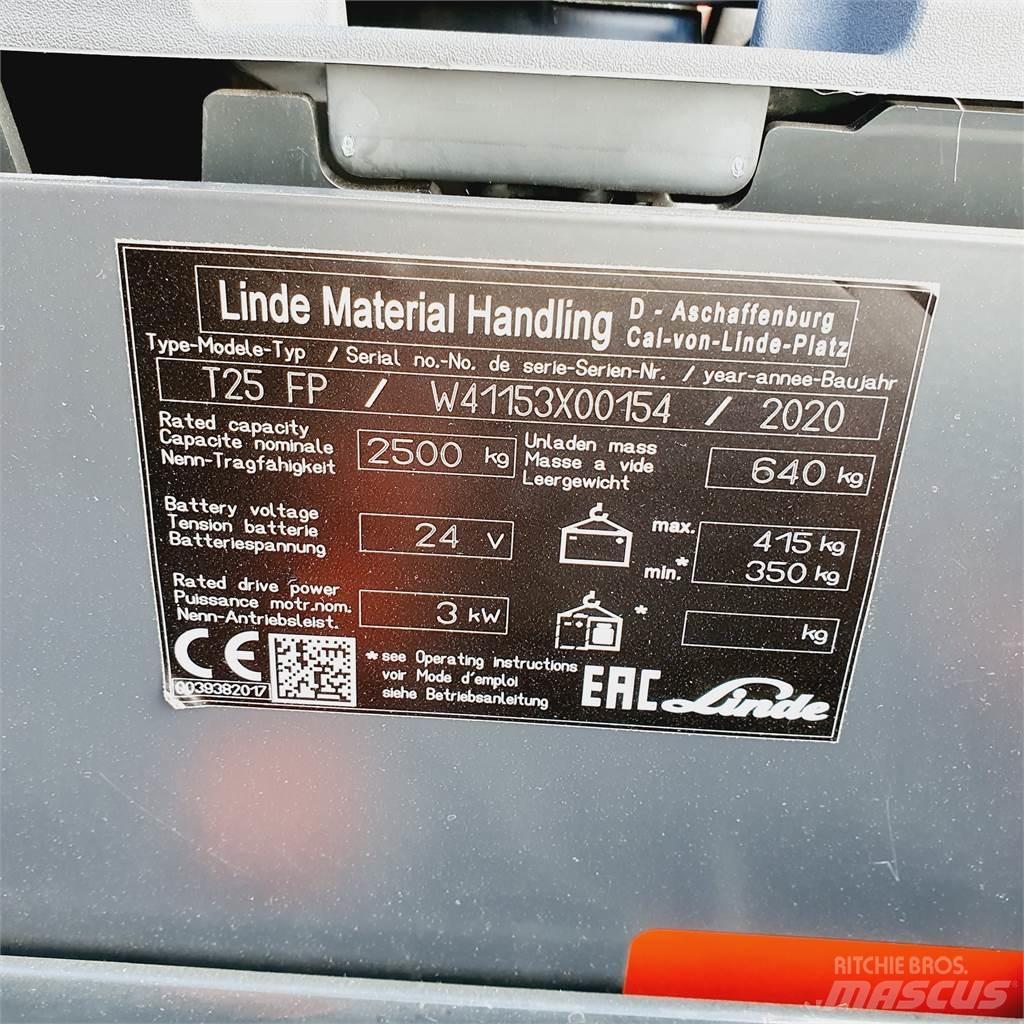 Linde T25FP Lavansiirtotrukit