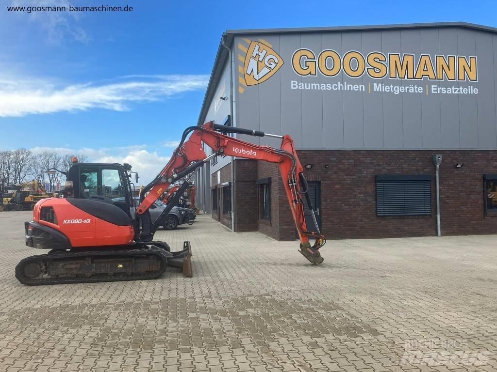 Kubota KX080-4a Midikaivukoneet 7t - 12t