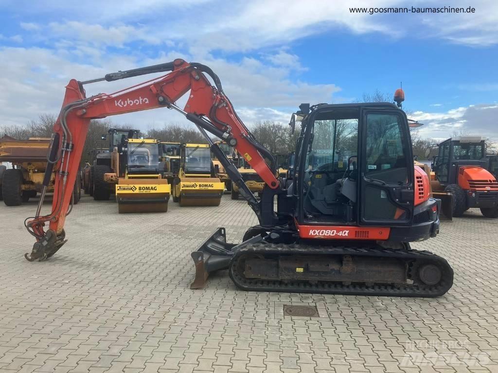 Kubota KX080-4a Midikaivukoneet 7t - 12t