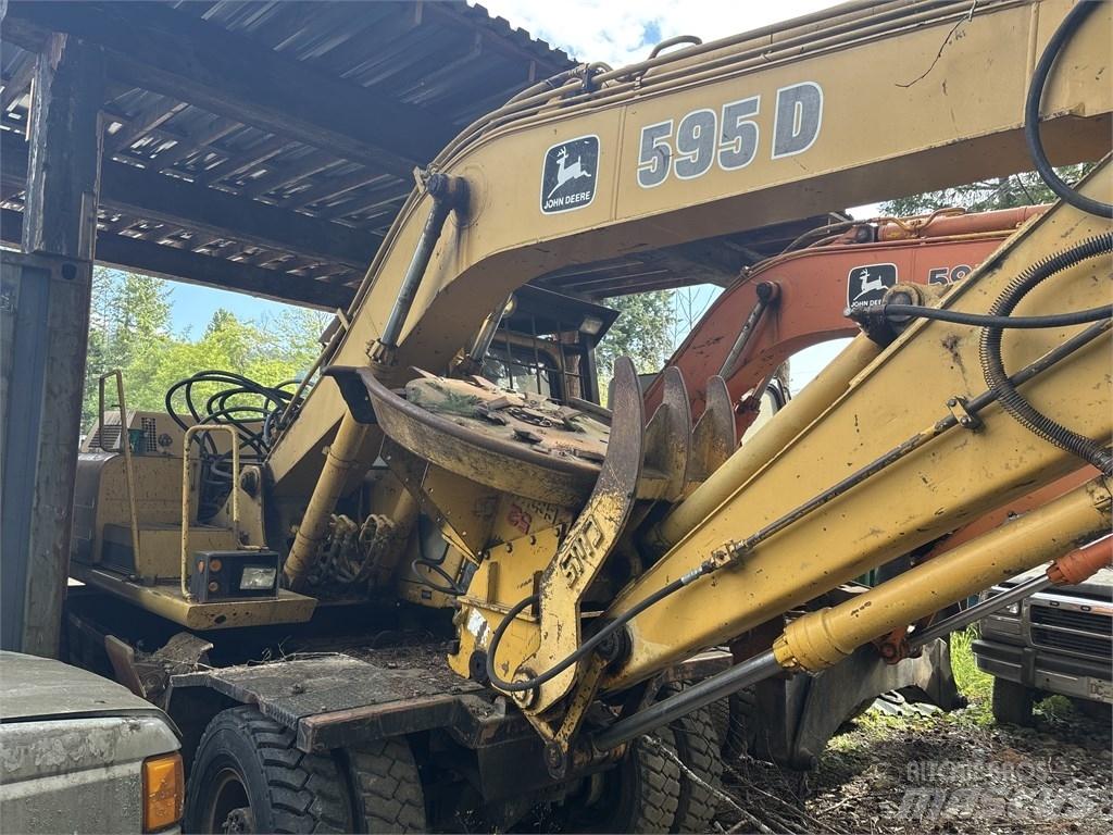 DEERE 595D Pyöräkaivukoneet