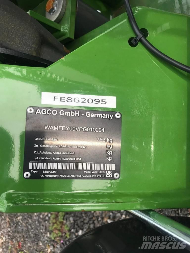 Fendt Slicer 320 P Niittokoneet