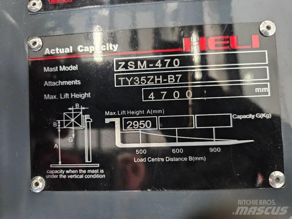 Heli CPCD 35 KU17G3 Dieseltrukit