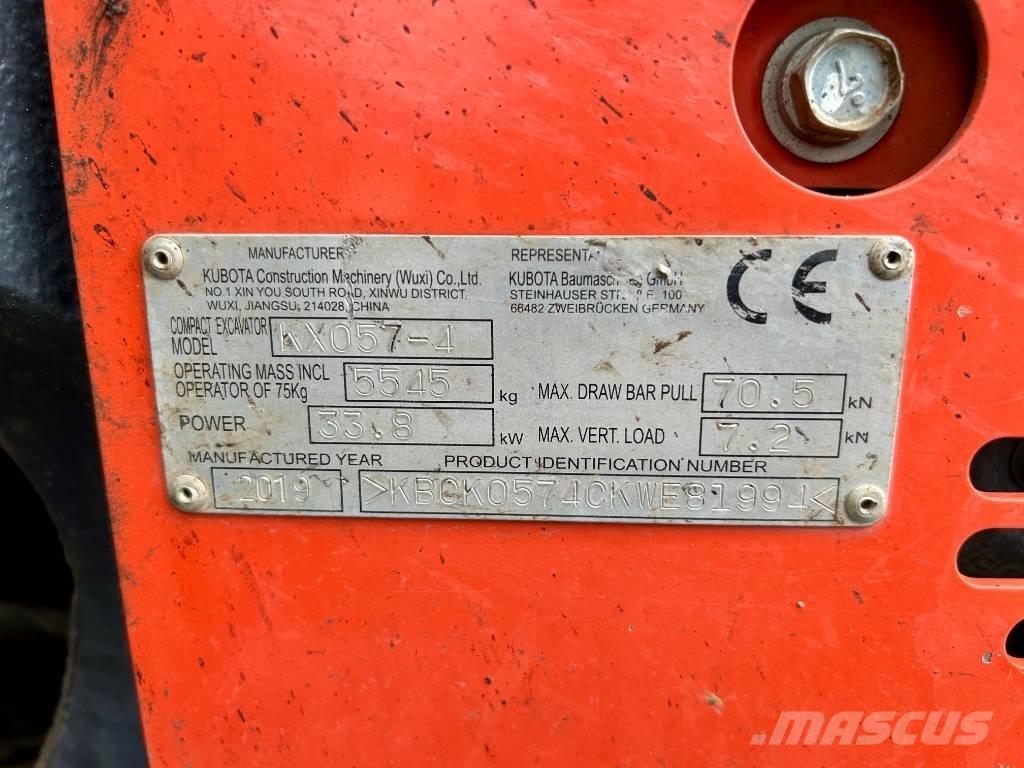 Kubota KX 057-4 Minikaivukoneet < 7t