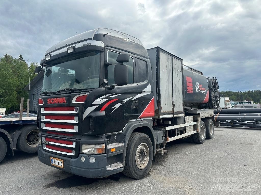 Scania R470 6x2 Paine-/imuautot