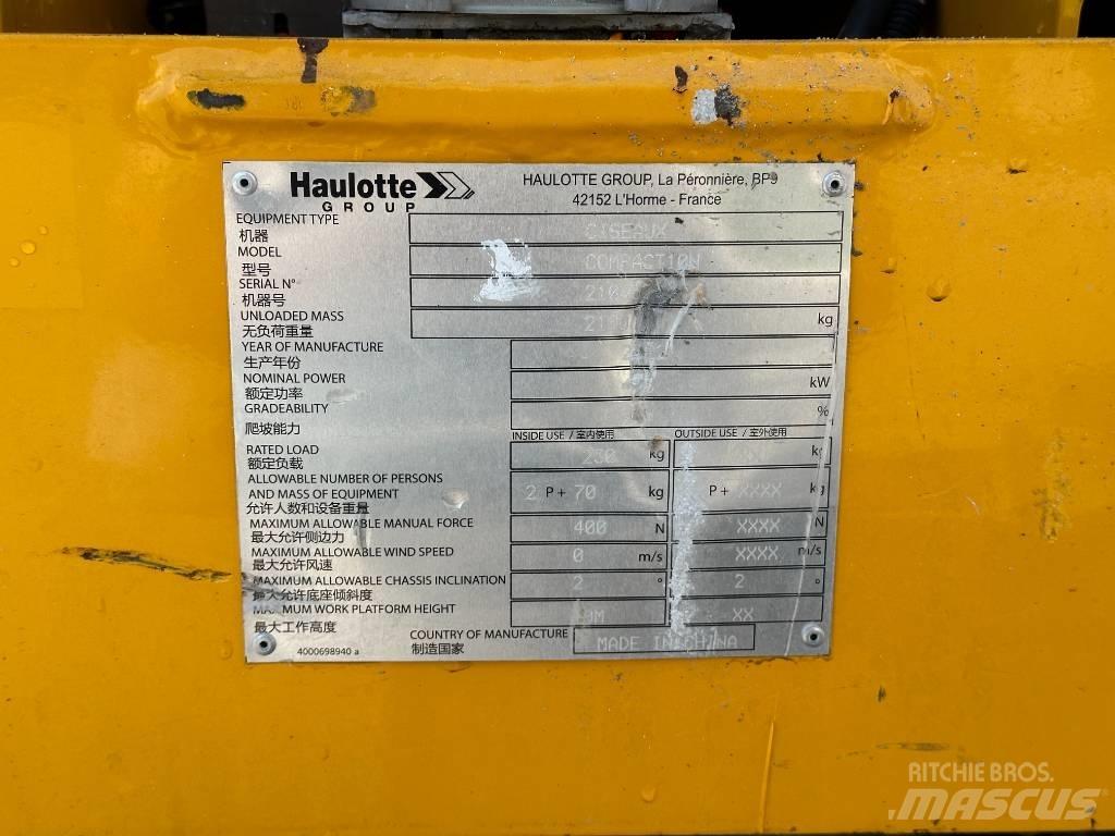 Haulotte COMPACT 10N Saksilavat