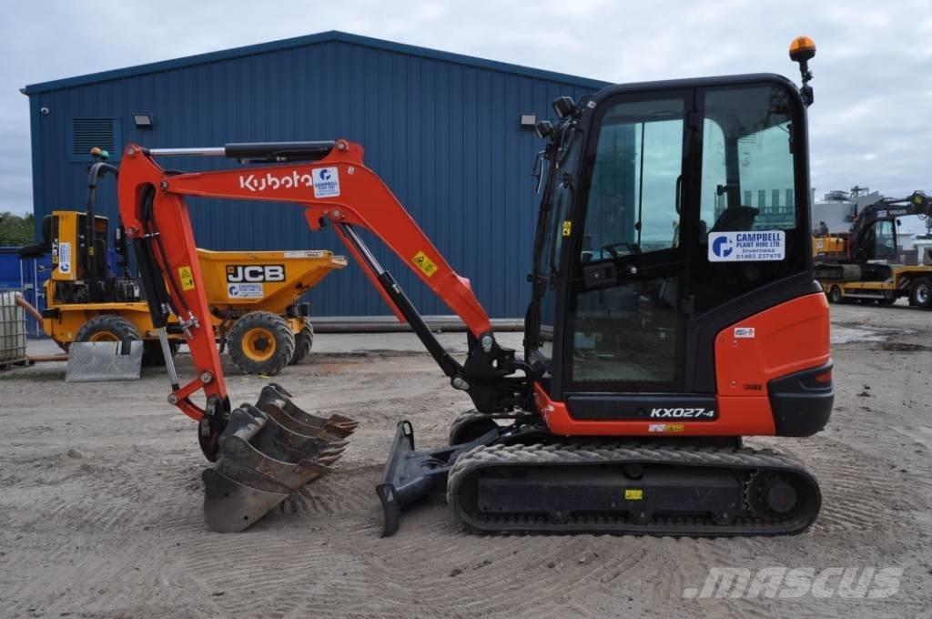 Kubota KX 027-4 Minikaivukoneet < 7t