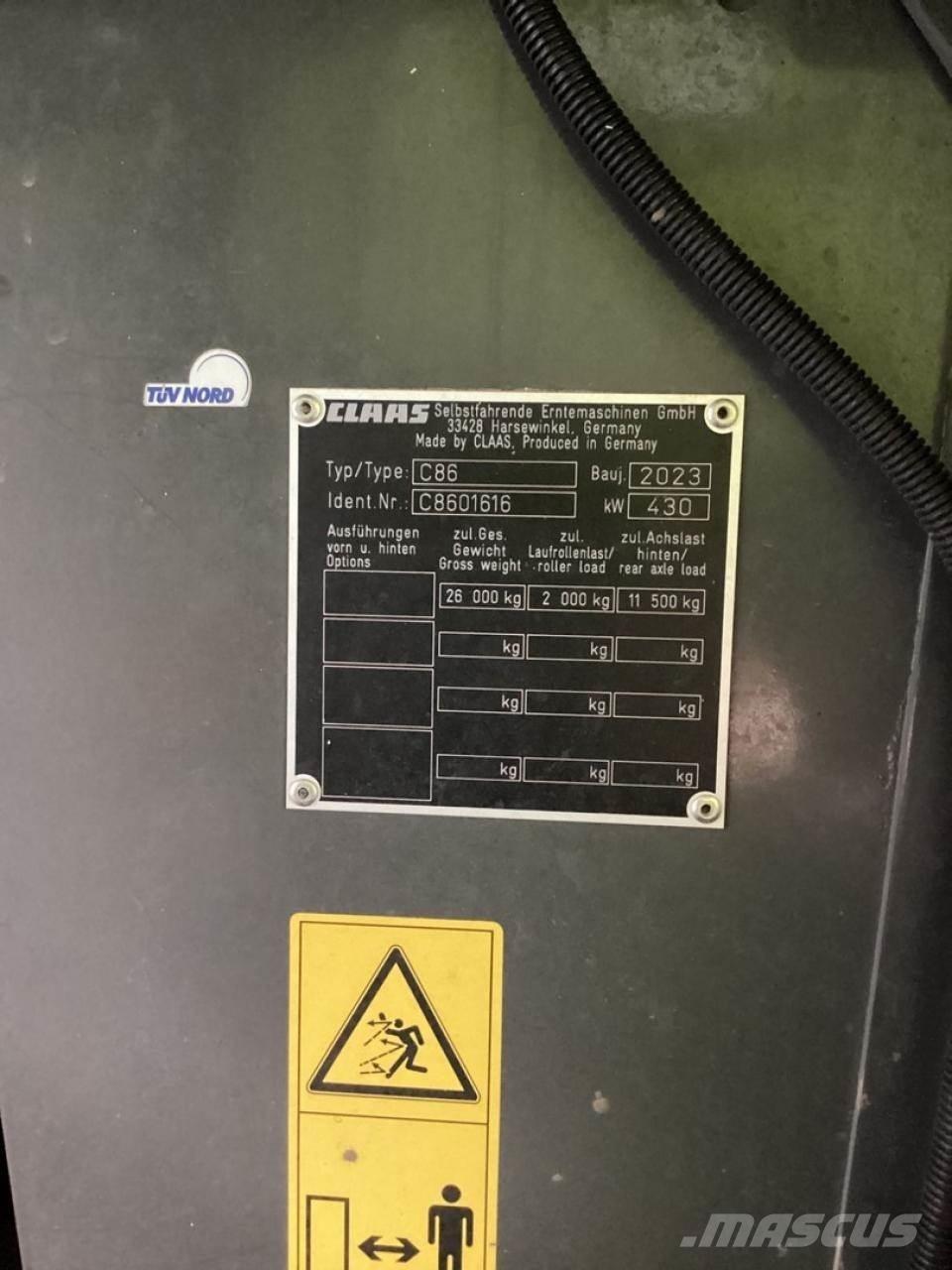 Claas 8700 TT Muut maatalouskoneet