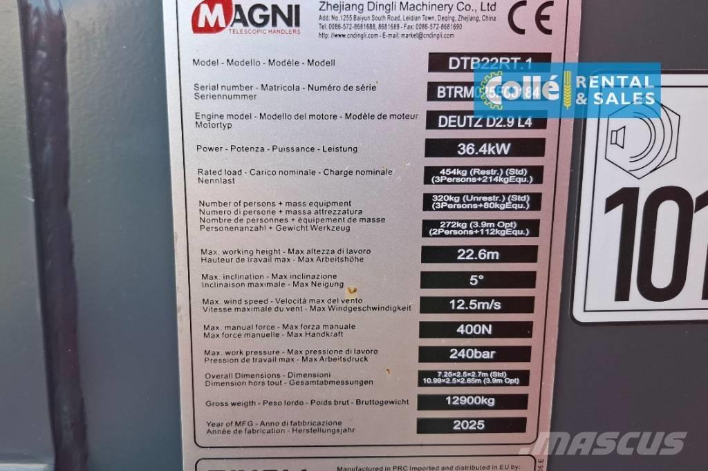 Magni DTB 22 RT | 2025 Teleskooppipuominostimet