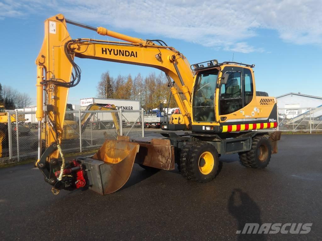 Hyundai R 140 W Pyöräkaivukoneet