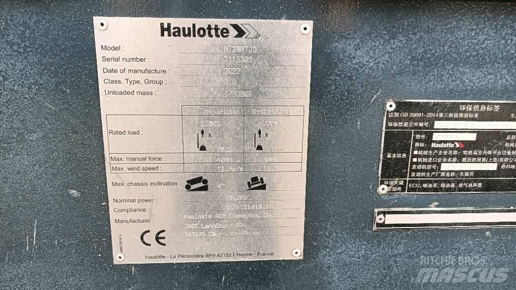 Haulotte HT28RTJO Teleskooppipuominostimet