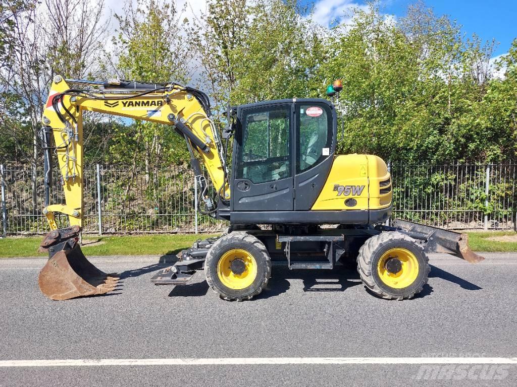 Yanmar B95W Pyöräkaivukoneet