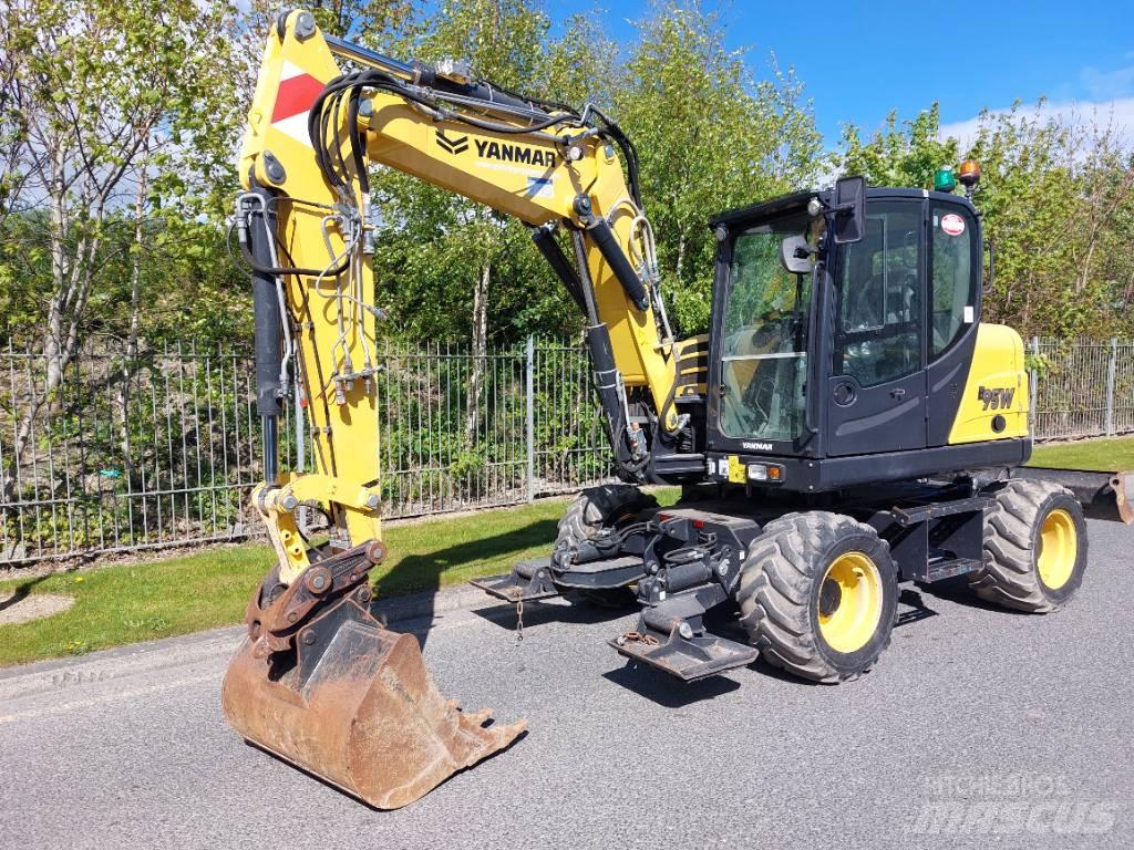 Yanmar B95W Pyöräkaivukoneet