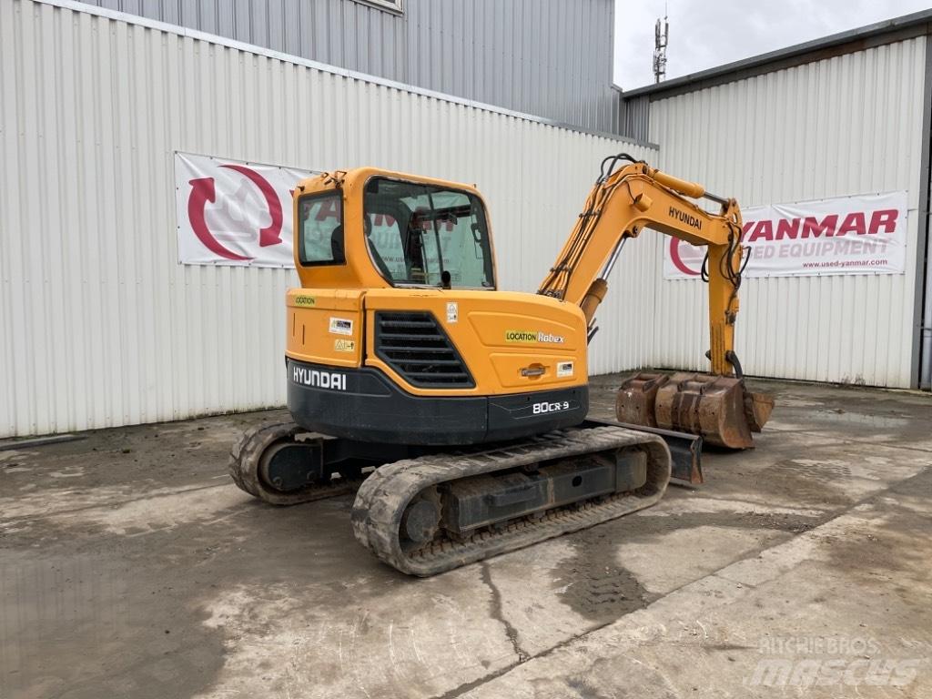Hyundai R80CR-9 Midikaivukoneet 7t - 12t