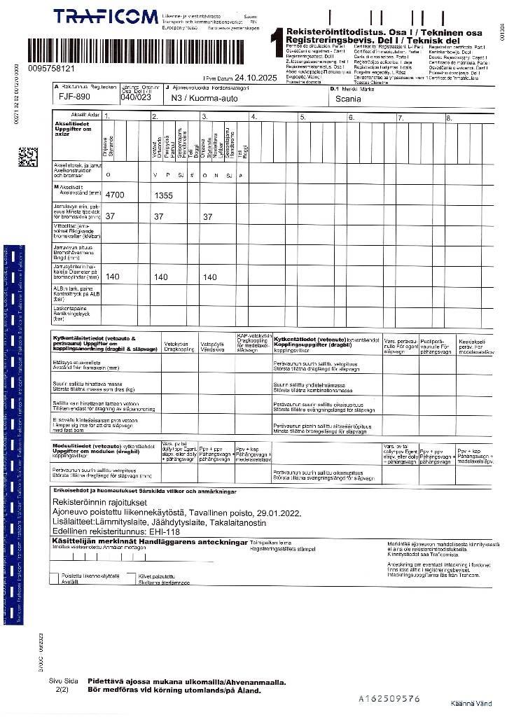 Scania R 500 Umpikorikuorma-autot
