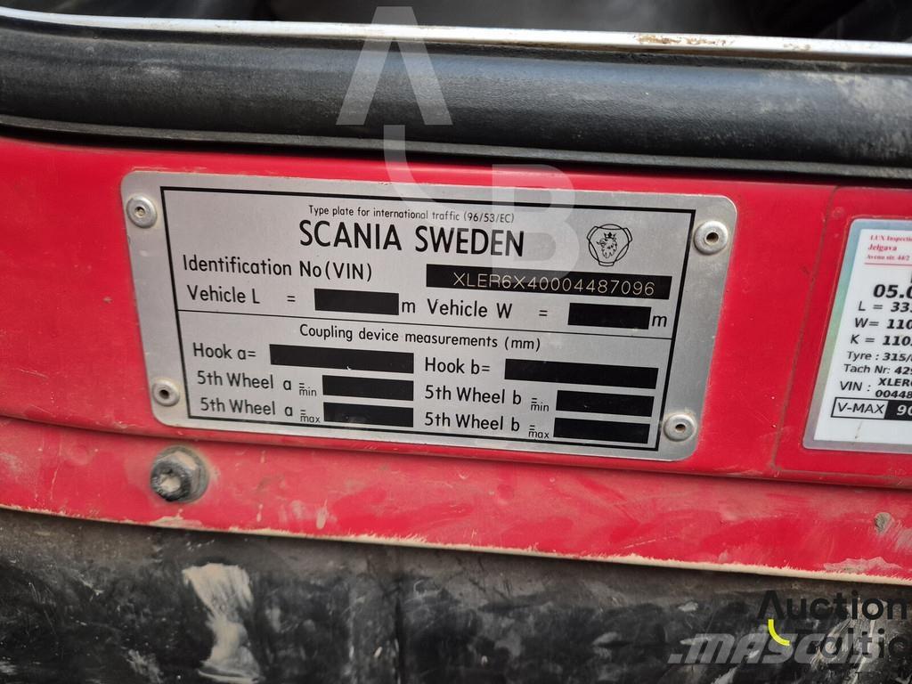 Scania R 124 Sora- ja kippiautot