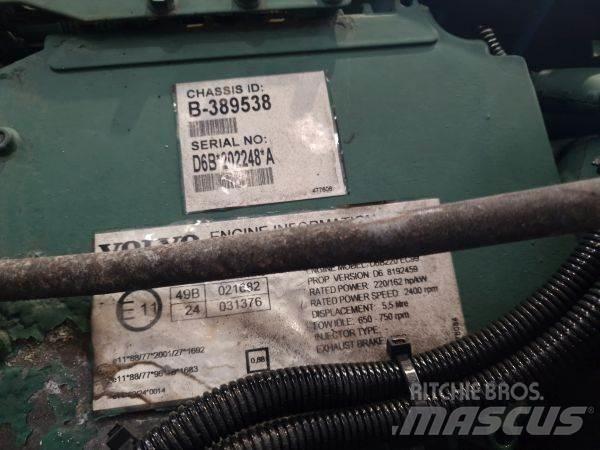 Volvo D6B220 EC09 Moottorit