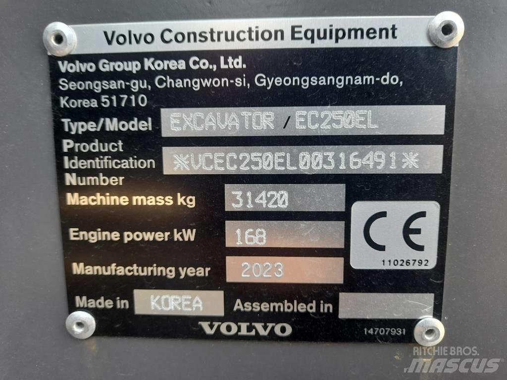 Volvo EC 250 EL Telakaivukoneet