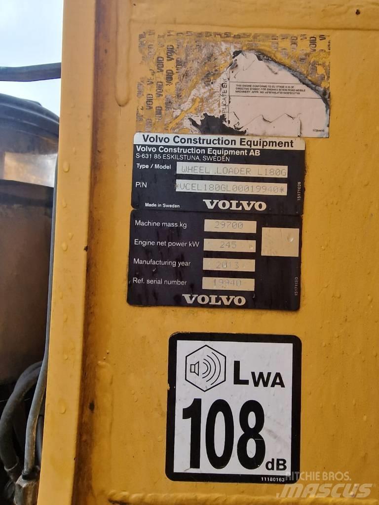 Volvo L180G Bj 2013' Pyöräkuormaajat