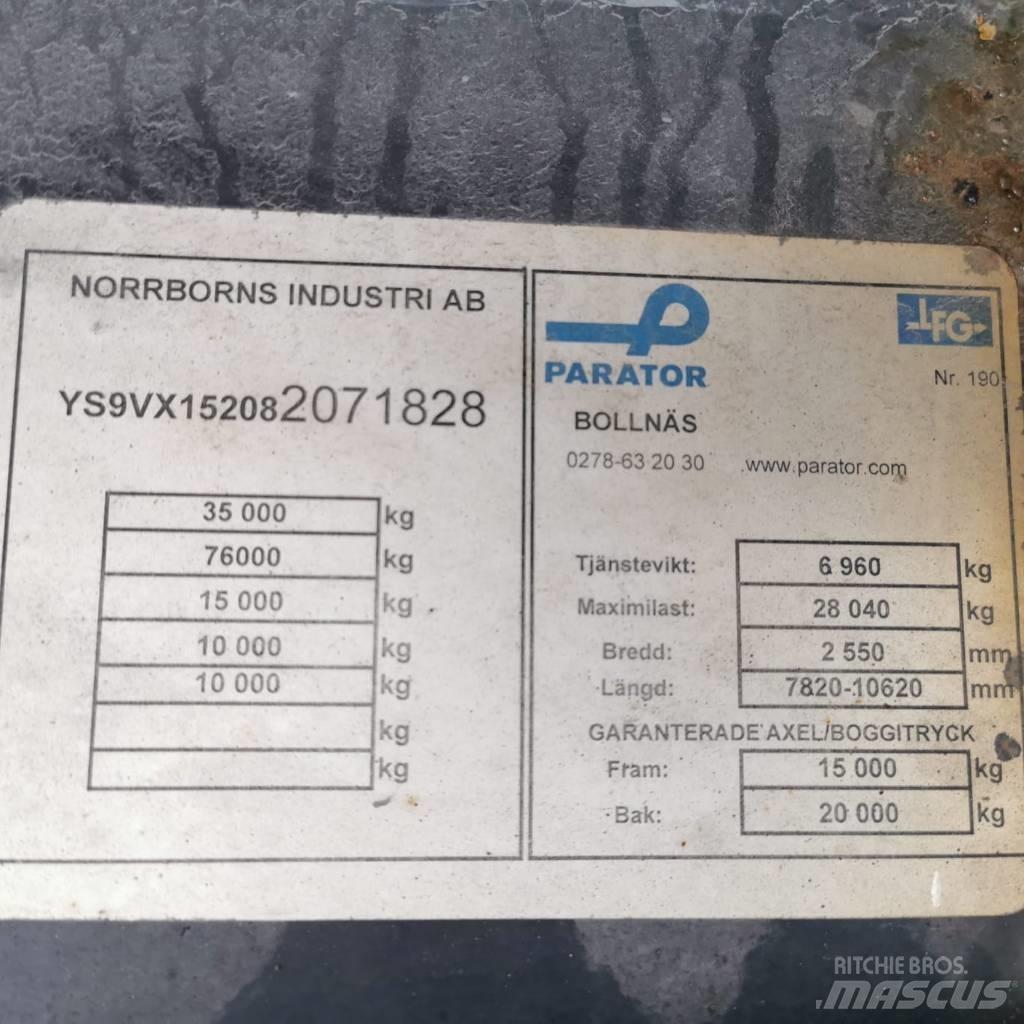Parator VX 15-20 Umpikoriperävaunut