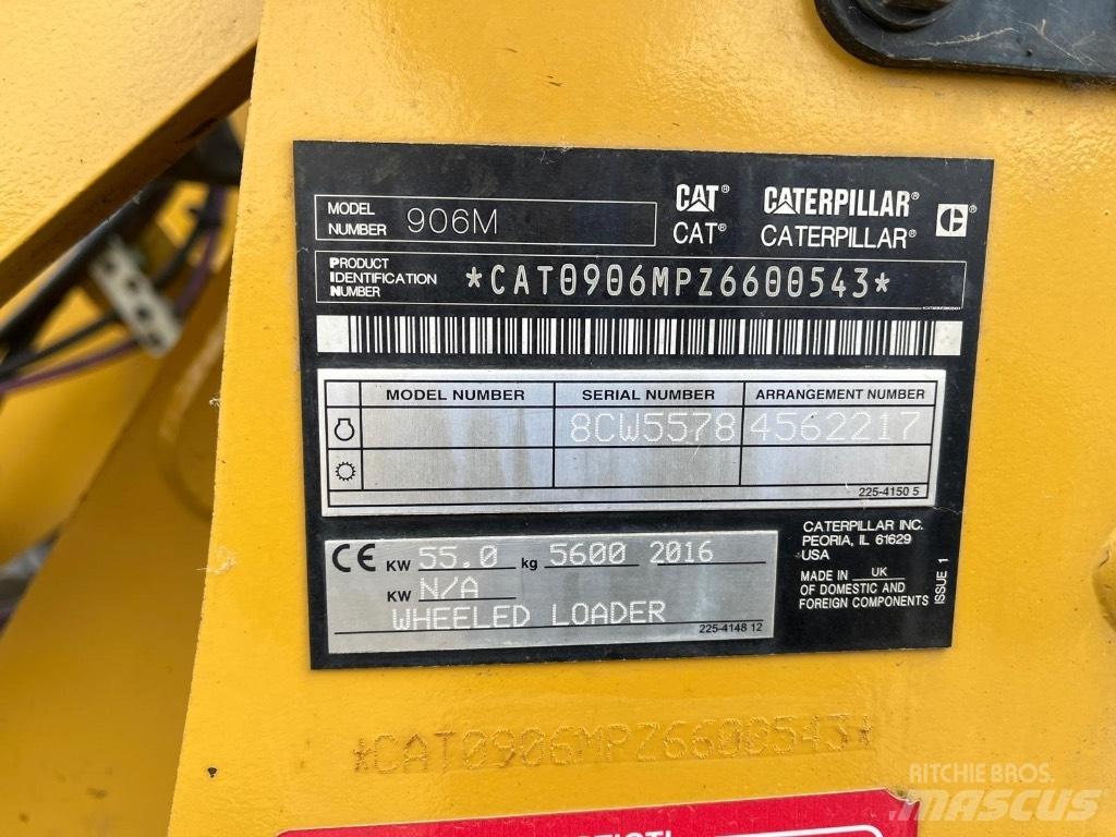 CAT 906M Pyöräkuormaajat