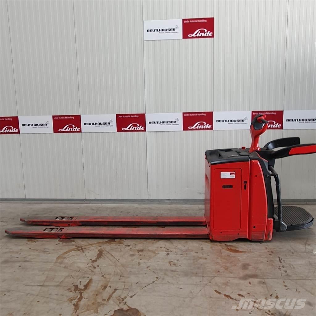 Linde T25AP lang Käyden ajettavat pinoamistrukit