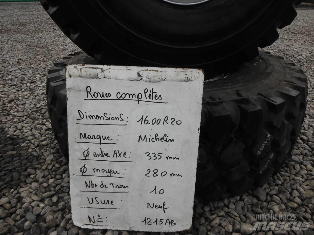 Michelin 16.00R20 Renkaat ja vanteet