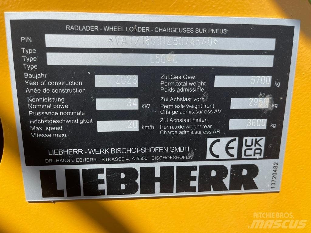 Liebherr L 504 Pienkuormaajat