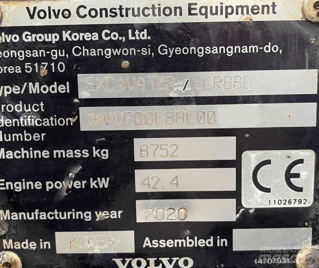 Volvo ECR 88 D Pro Midikaivukoneet 7t - 12t