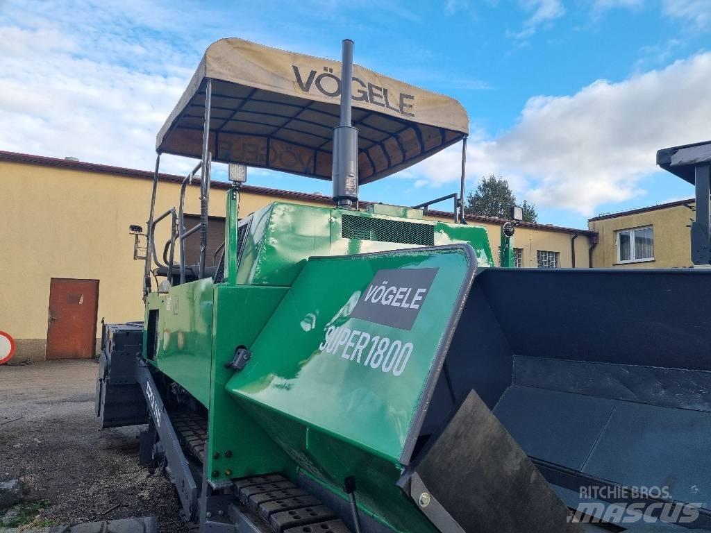 Vögele super 1800 Asfalttikoneet
